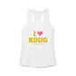 I Heart RDDG Women's Ideal Racerback Tank Top