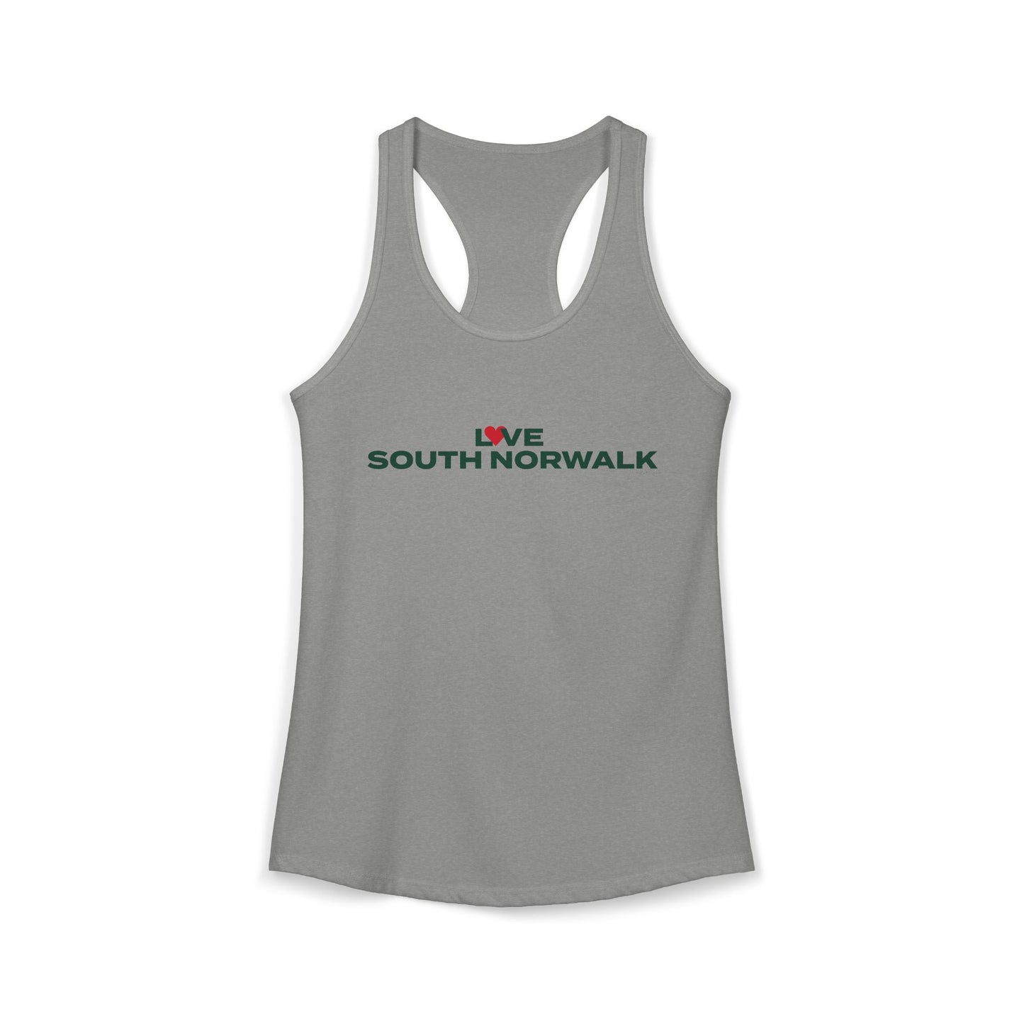 Love South Norwalk Women's Ideal Racerback Tank Top