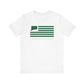 Woodbridge Connecticut St. Patrick’s Day Flag Unisex Jersey Short Sleeve T-Shirt