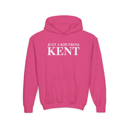 Just a kid from Kent Youth Heavy Blend Hooded Sweatshirt