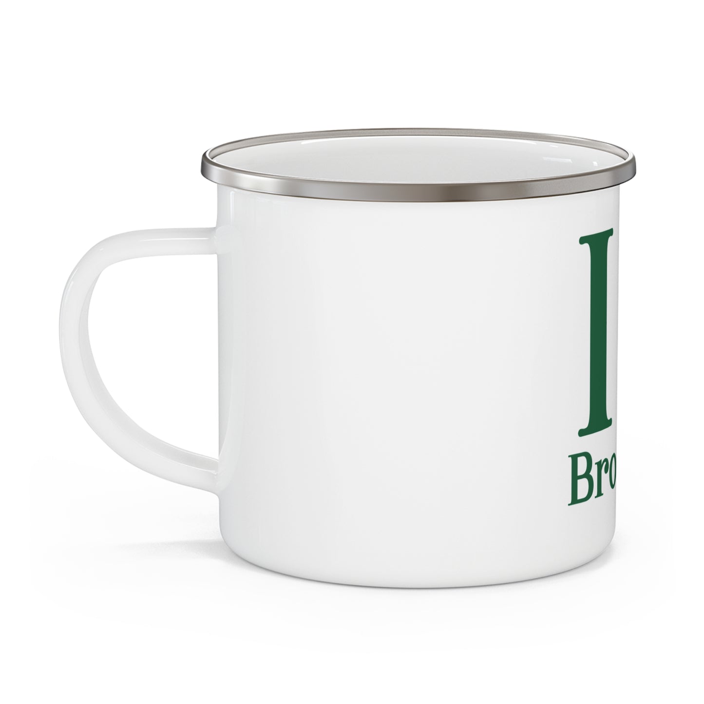 I Clover Brooklyn Enamel Camping Mug