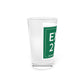 Vintage Exit 27 Merritt Parkway Sign Pint Glass, 16oz