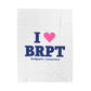 I Heart BRPT Velveteen Plush Blanket