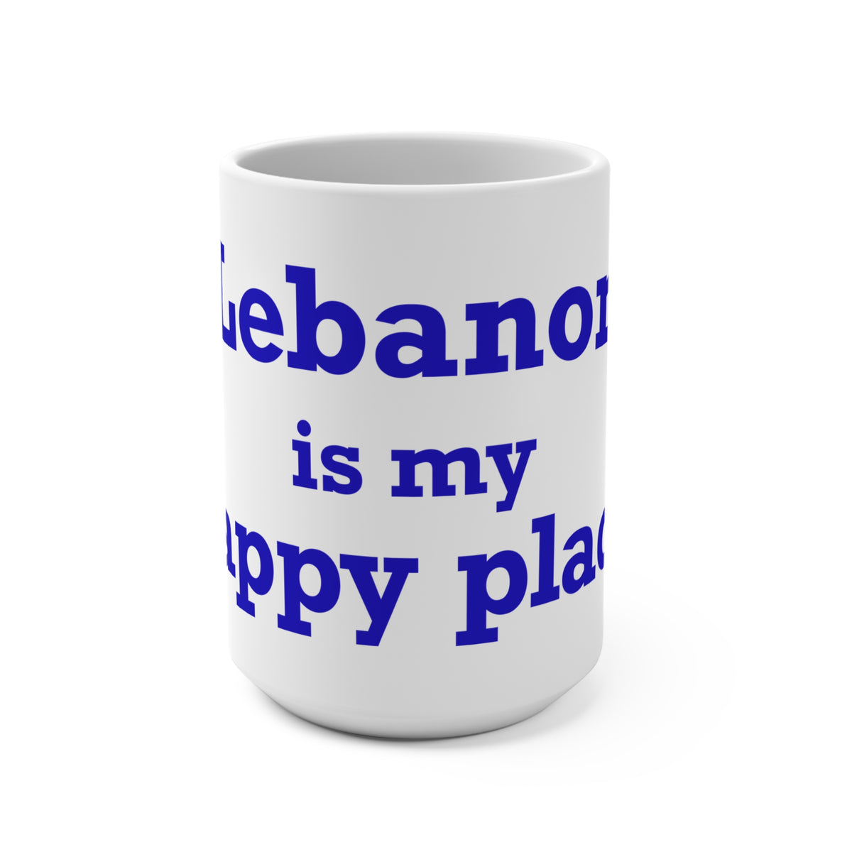 Lebanon is My Happy Place Mug 15oz