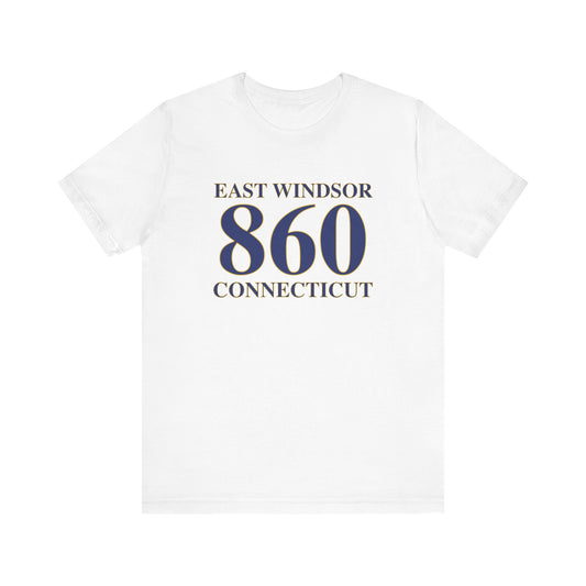 East Windsor 860 Connecticut  Unisex Jersey Short Sleeve T-Shirt