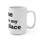 Goose Shows Are My Happy Place - Black Mug 15oz