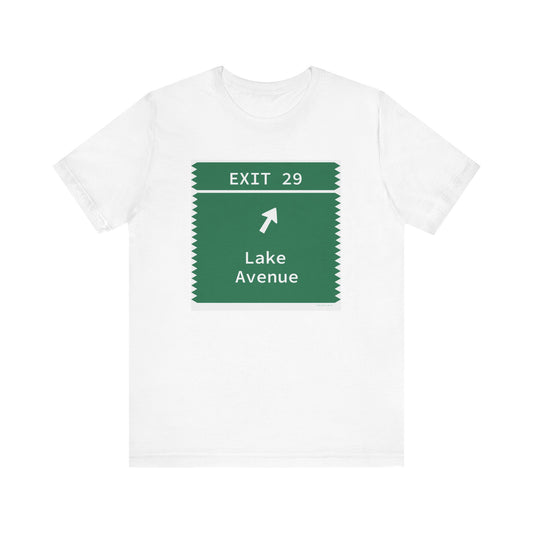 Vintage Merritt Parkway Exit 29 Sign Unisex Jersey Short Sleeve T-Shirt