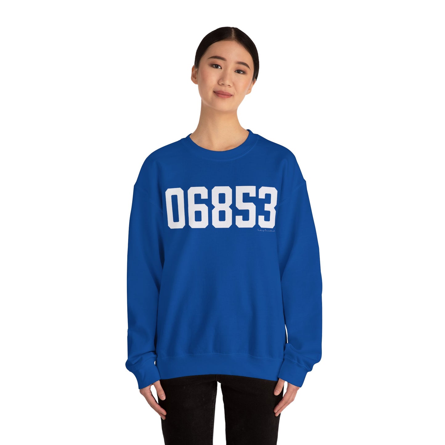 06853 Norwalk CT Zip Code Unisex Heavy Blend™ Crewneck Sweatshirt
