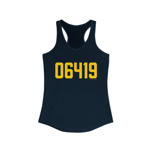 06419 Killingworth Connecticut Zip Code Women's Ideal Racerback Tank Top