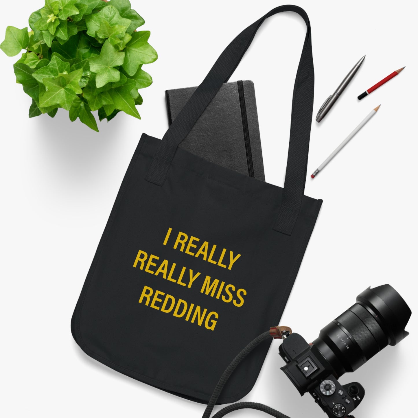 I Really Really Miss Redding Organic Canvas Tote Bag