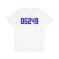 06249 Lebanon Connecticut Zip Code Unisex Jersey Short Sleeve T-Shirt