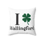 I Clover Wallingford Spun Polyester Square Pillow