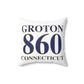 Groton 860 Connecticut Spun Polyester Square Pillow
