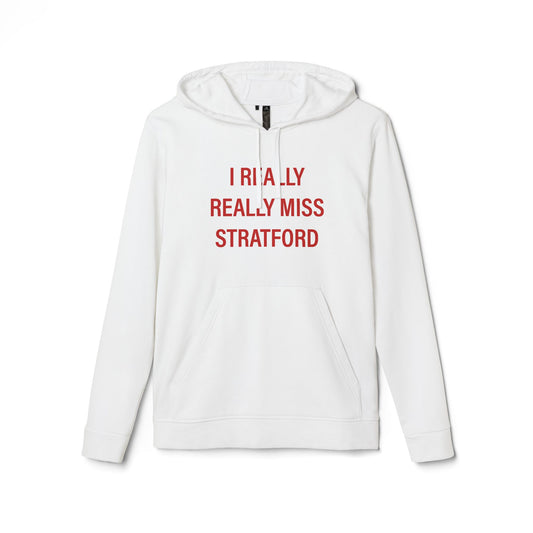 I Really Really Miss Stratford adidas® Unisex Fleece Hoodie