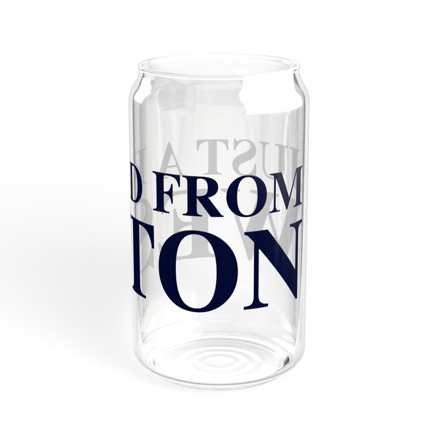 Just a kid from Weston Sipper Glass, 16oz