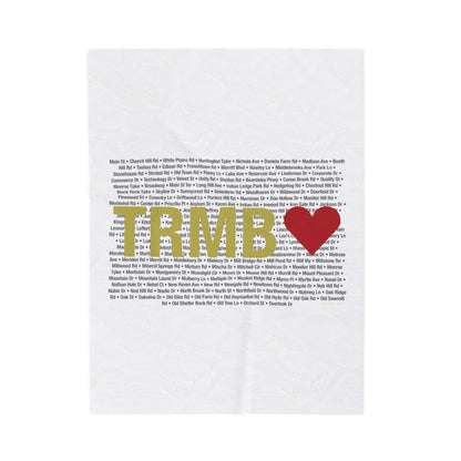 Trumbull Love Velveteen Plush Blanket
