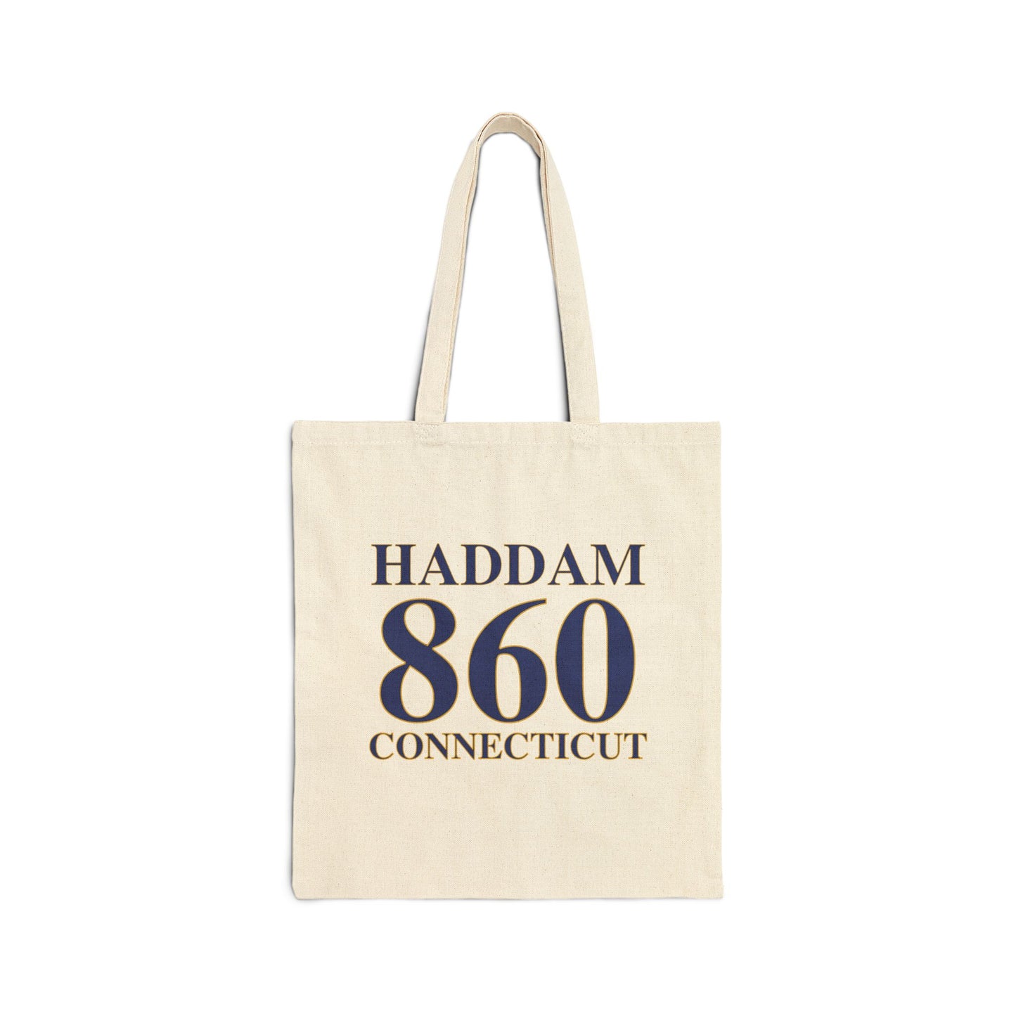 Haddam 860 Connecticut Cotton Canvas Tote Bag