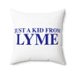 Just a kid from Lyme Spun Polyester Square Pillow