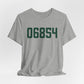 06854 Norwalk Connecticut Zip Code Unisex Jersey Short Sleeve T-Shirt