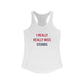 I Really Really Miss Storrs Women's Ideal Racerback Tank Top