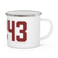 06243 Killingly  Connecticut Zip Code Enamel Camping Mug