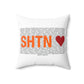 Shelton Love Spun Polyester Square Pillow