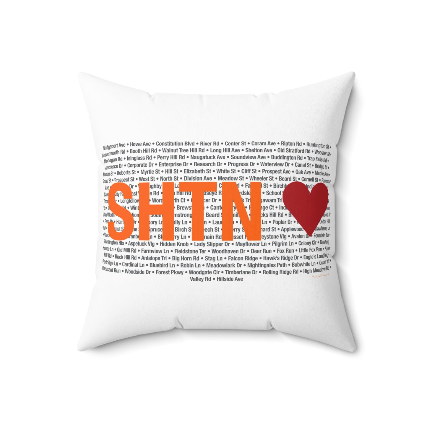 Shelton Love Spun Polyester Square Pillow