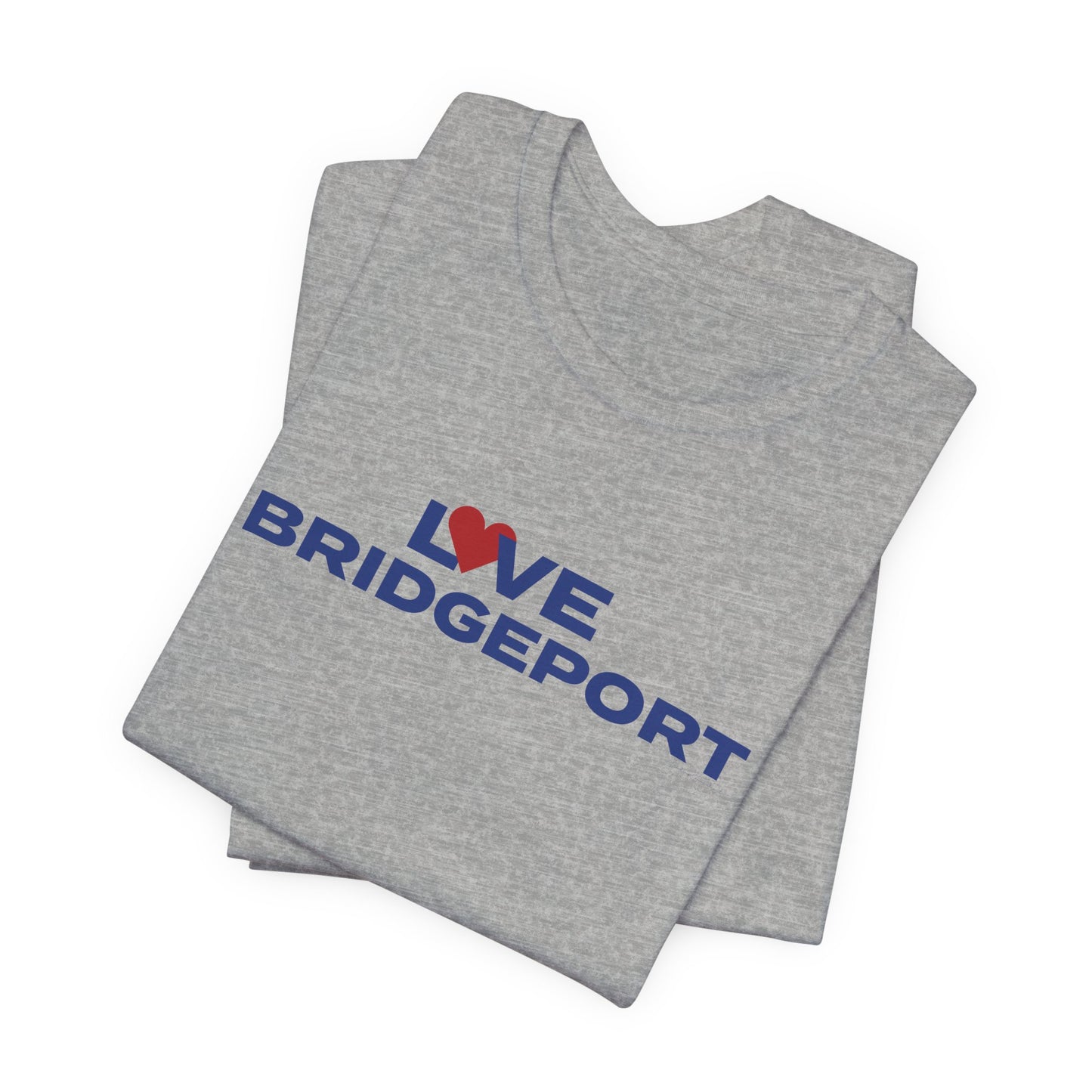 Love Bridgeport Unisex Jersey Short Sleeve T-Shirt