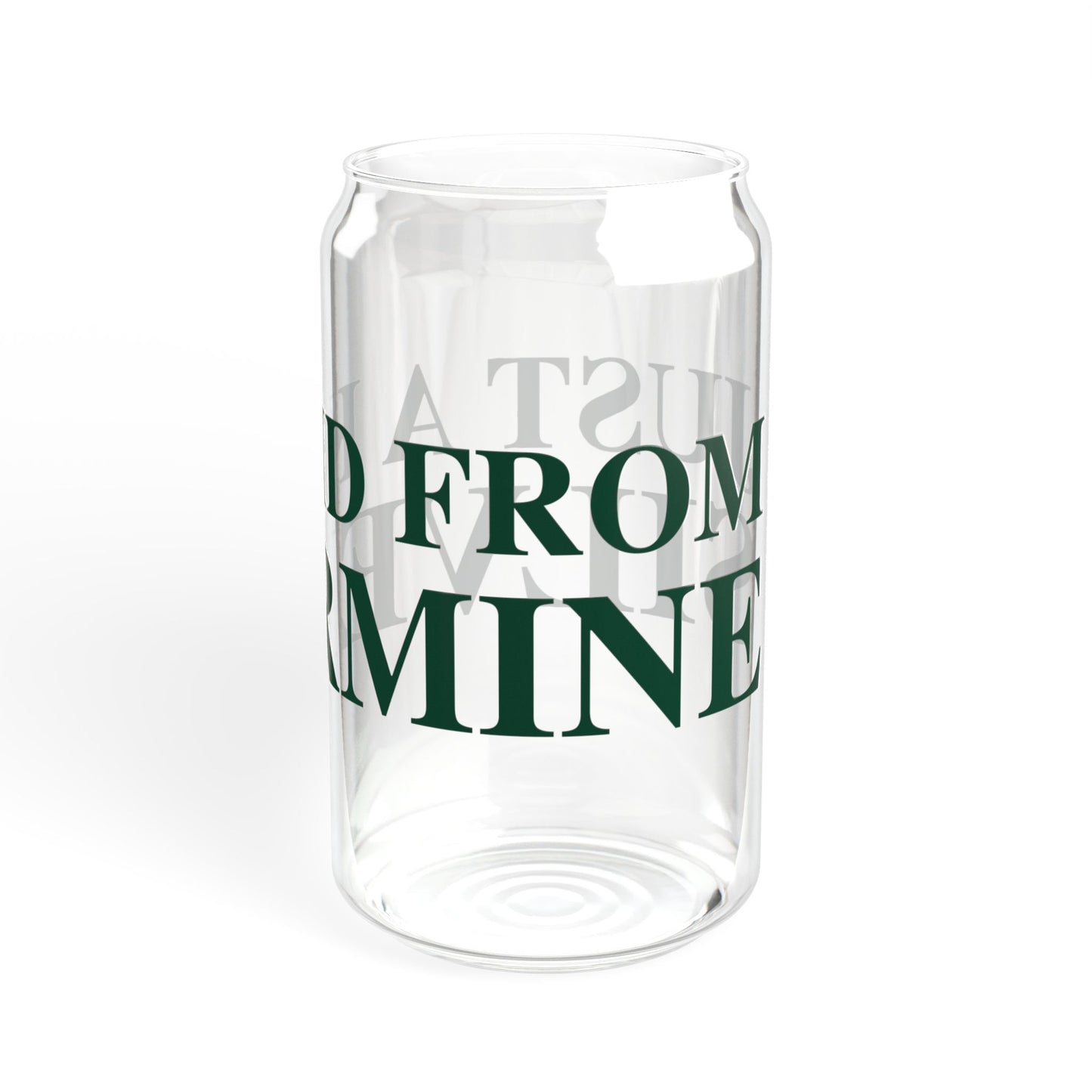 I Really Really Miss Silvermine Sipper Glass, 16oz