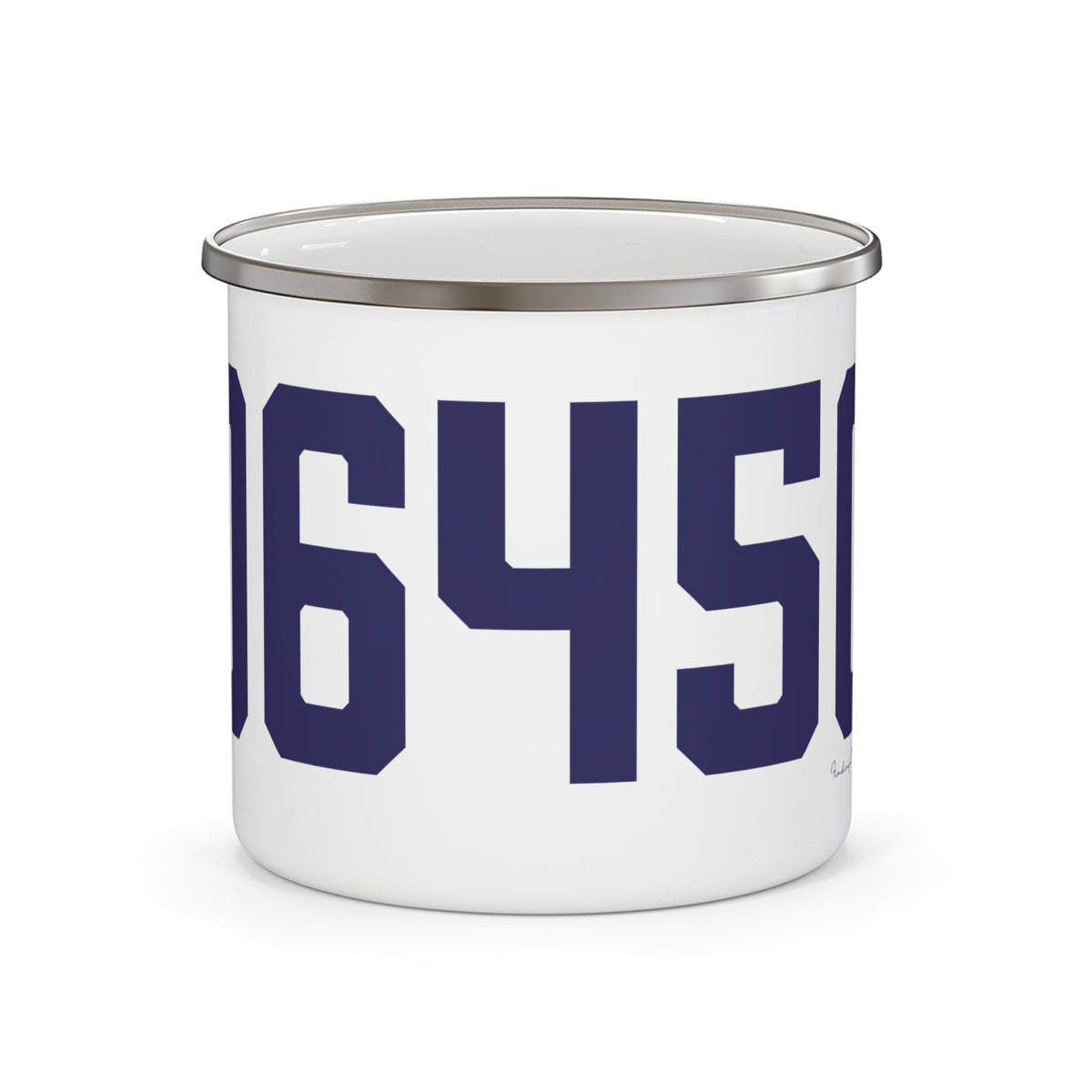 06450 Meriden Connecticut Zip Code Enamel Camping Mug