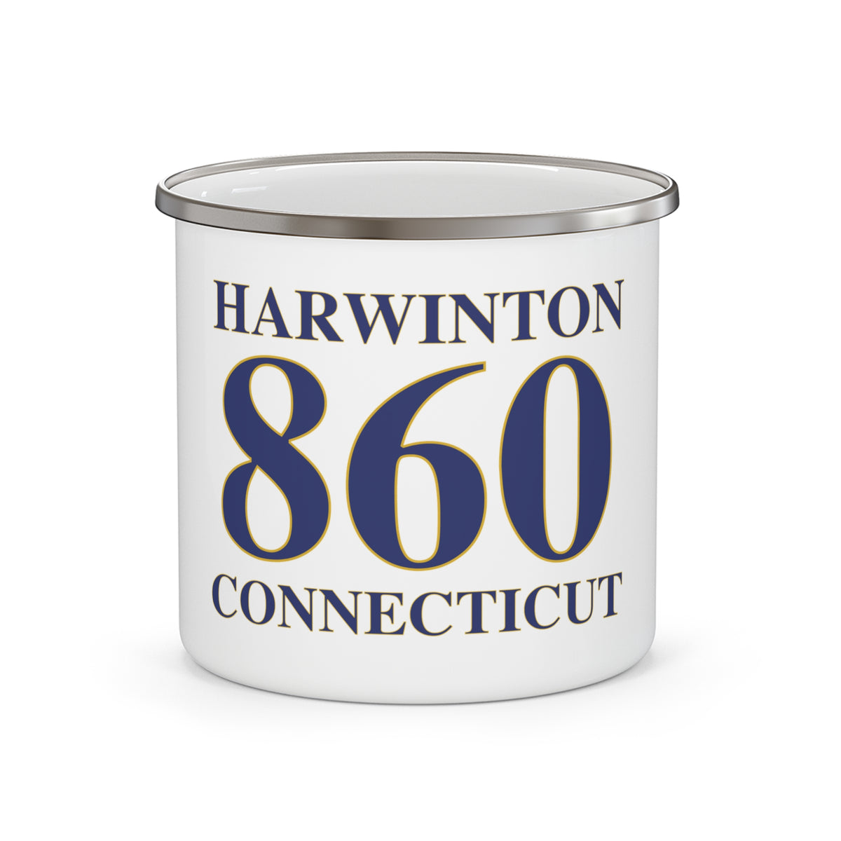 Harwinton 860 Connecticut Enamel Camping Mug