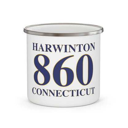 Harwinton 860 Connecticut Enamel Camping Mug