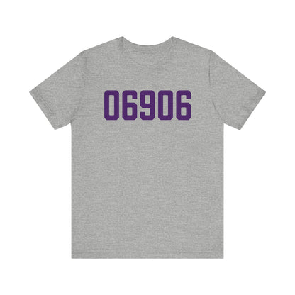 06906 Stamford Connecticut Zip Code Unisex Jersey Short Sleeve T-Shirt