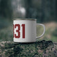 06331 Canterbury Connecticut Zip Code Enamel Camping Mug