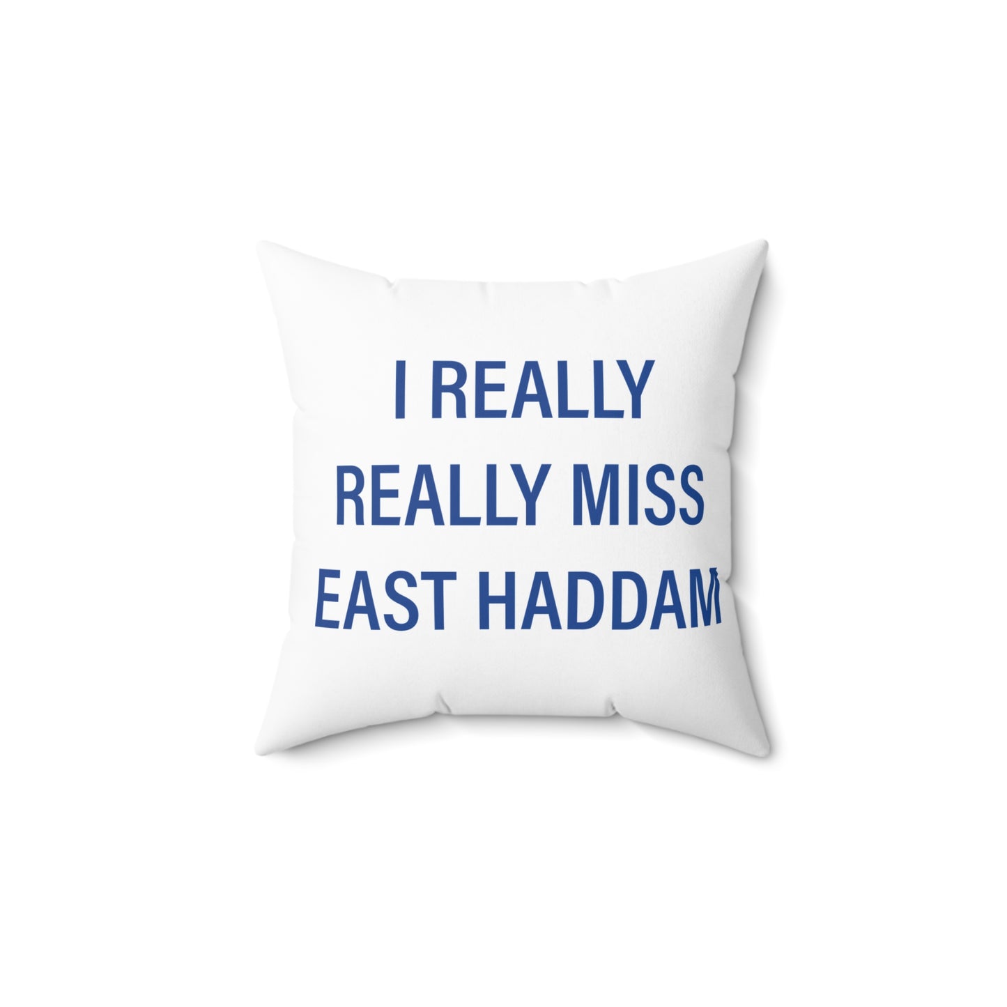 I Really Really Miss East Haddam Spun Polyester Square Pillow