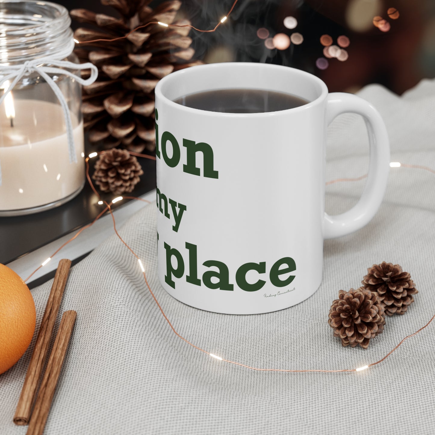 Union is My Happy Place  Flag Mug 11oz