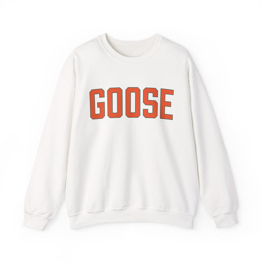Goose Zip Code Orange & Green Unisex Heavy Blend™ Crewneck Sweatshirt