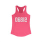 06812 New Fairfield CT Zip Code Women's Ideal Racerback Tank Top