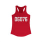 06076 Union CT Zip Code Women's Ideal Racerback Tank Top