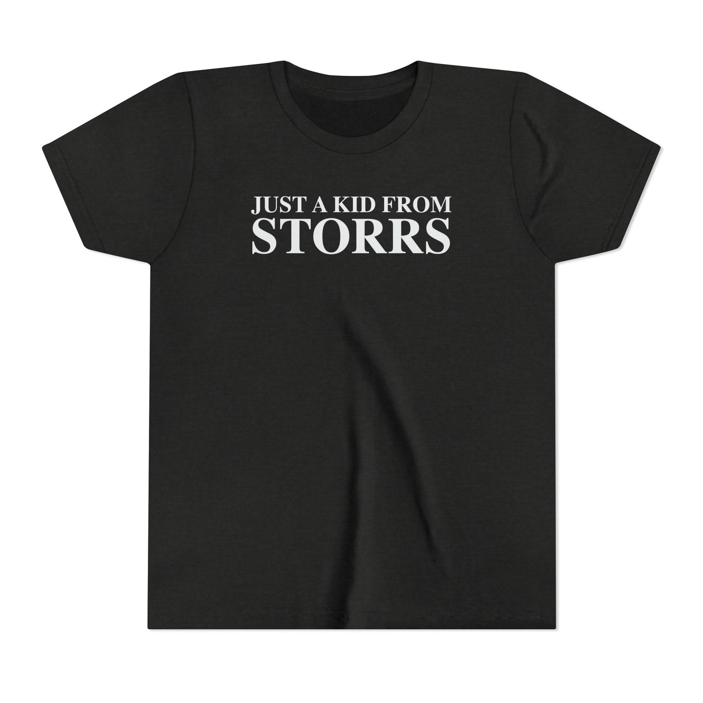 Just a kid from Storrs Youth Short Sleeve T-Shirt