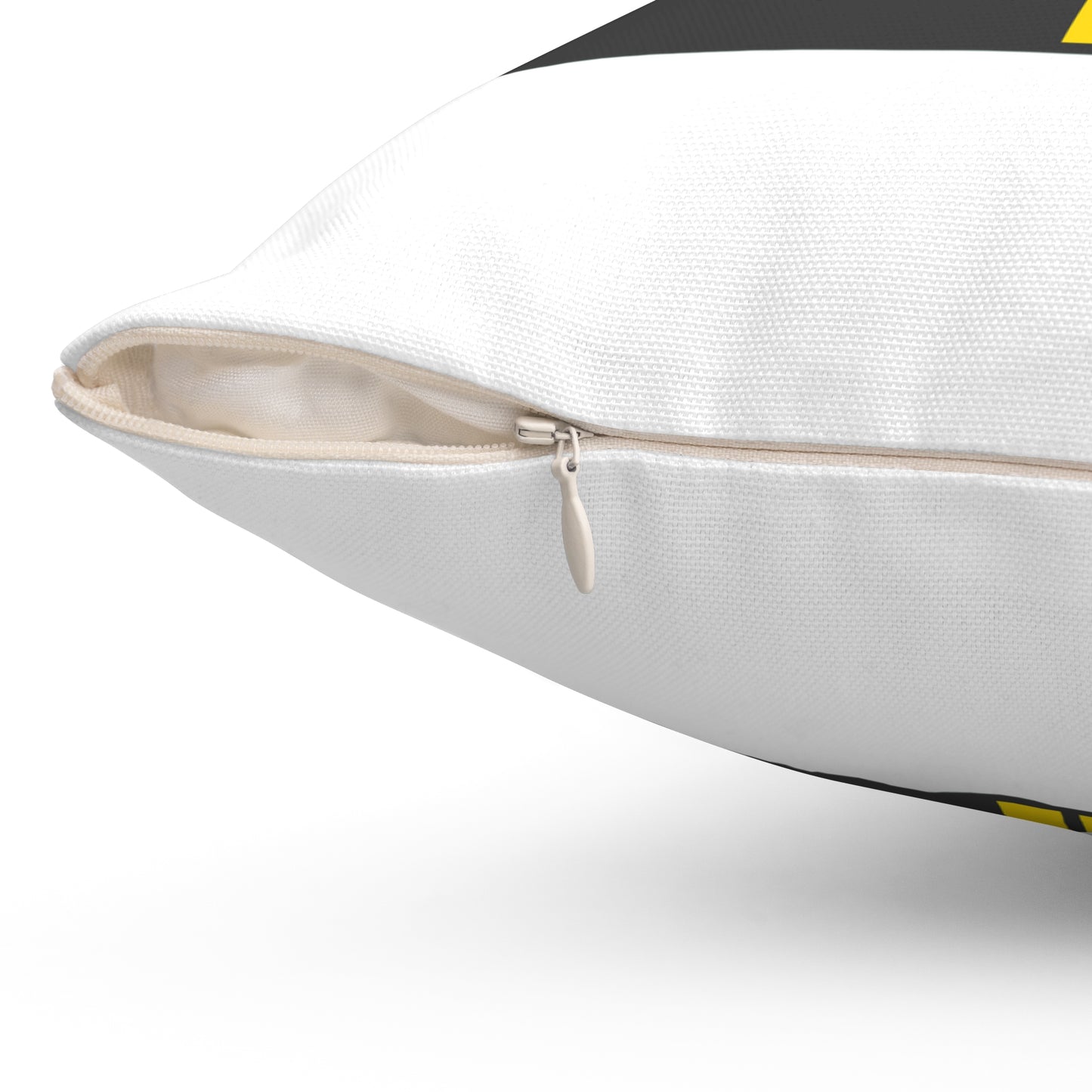 Saugatuck Bridge Lights Spun Polyester Square Pillow