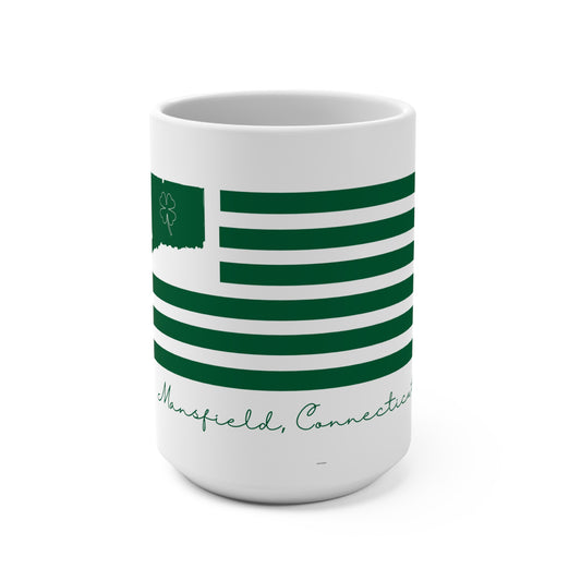Mansfield Connecticut St. Patrick’s Day Flag Mug 15oz