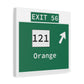 Vintage WCP Exit 56 Sign Matte Canvas, Stretched, 1.25"