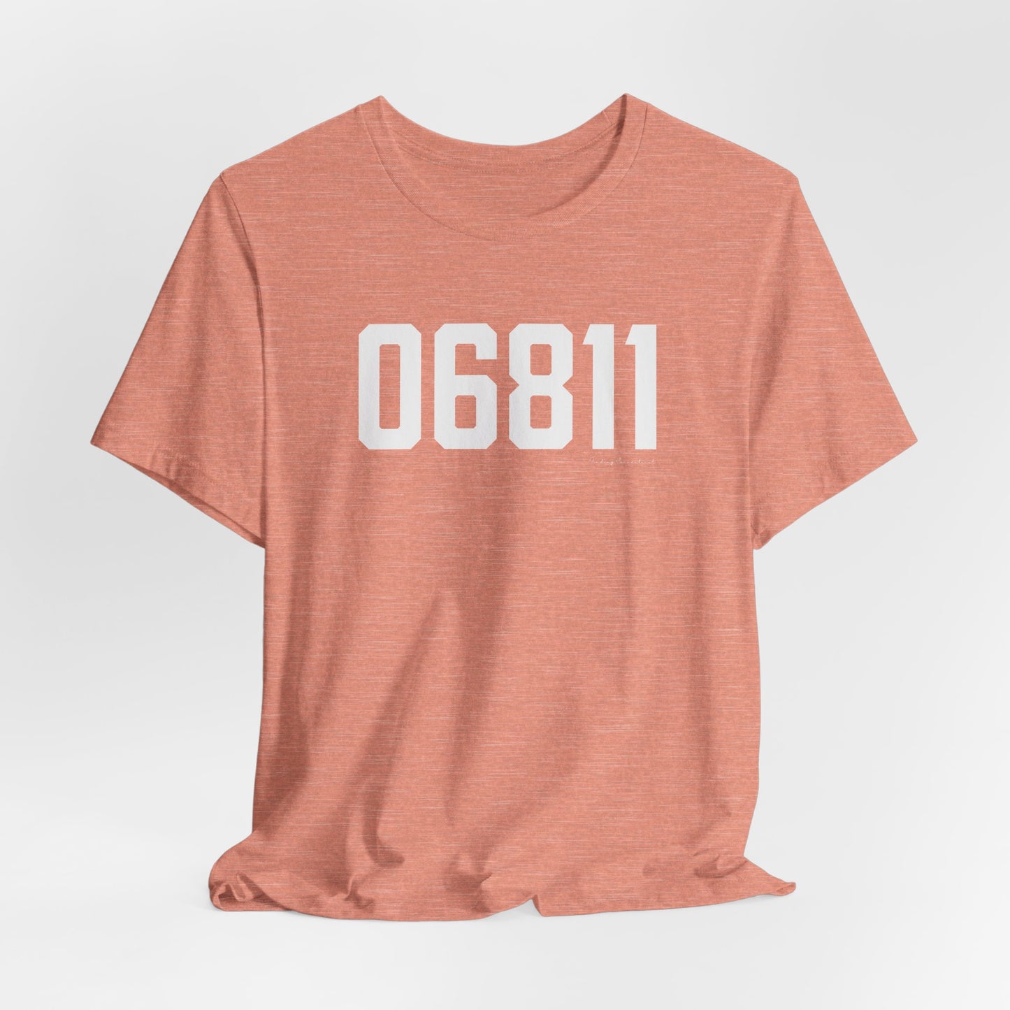 06811 Danbury CT Zip Code Unisex Jersey Short Sleeve T-Shirt