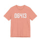06413 Clinton CT Zip Code Unisex Jersey Short Sleeve T-Shirt