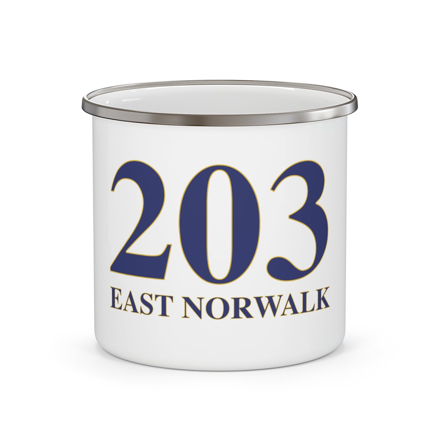 203 East Norwalk Enamel Camping Mug