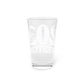 203 Weston Red, White & Blue Pint Glass, 16oz