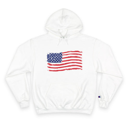 American Flag Champion Hoodie Sweatshirt