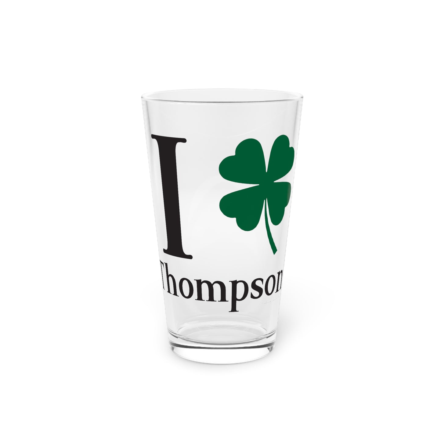 I Clover Thompson Pint Glass, 16oz