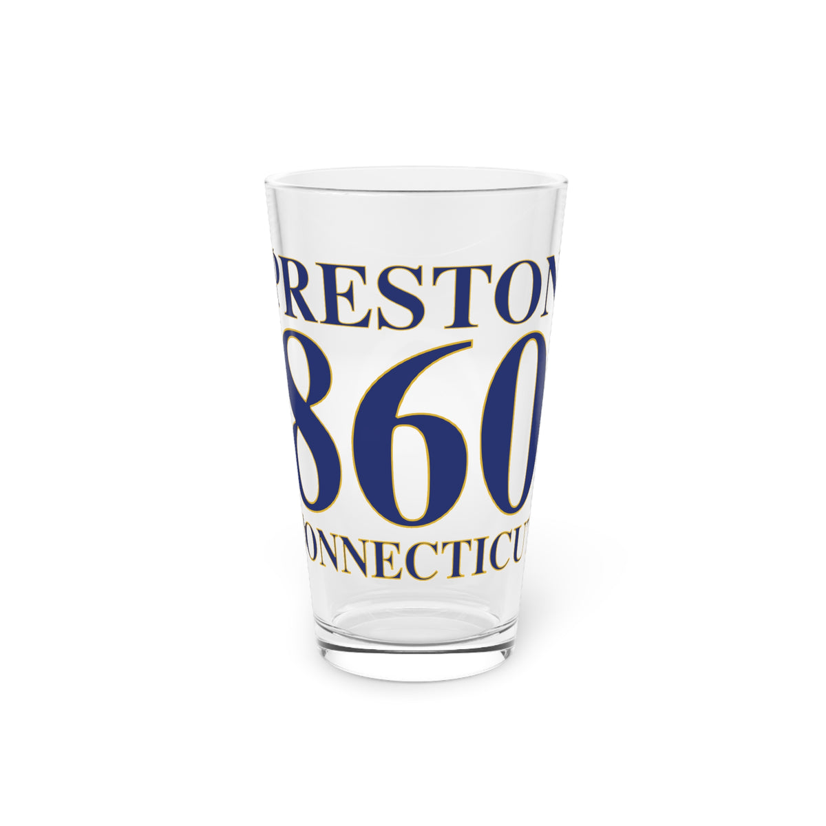 Preston 860 Connecticut Pint Glass, 16oz